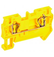 Клемма пружинная КПИ 2в-4 41А желтая   YZN11-004-K05  IEK 