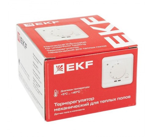 Термостат для теплых полов механический 16 A 230В EKF  mtt-3  EKF