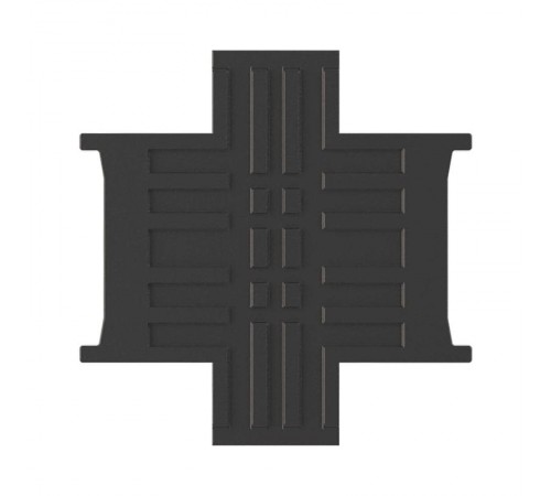 Соединитель для подрозеточной коробки для полых стен, глубиной 60 мм, 2модуля  4402962M  DKC