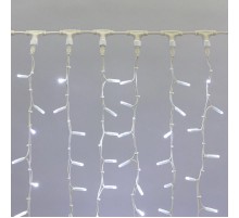 Гирлянда "Светодиодный Дождь" 2х3м, постоянное свечение, белый провод "КАУЧУК", 230 В, диоды БЕЛЫЕ, 760 LED  237-135  NEON-NIGHT