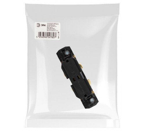 Коннектор для трехфазного шинопровода STR-30-B-CN-I типа I прямой внутренний черный  Б0049720  ЭРА