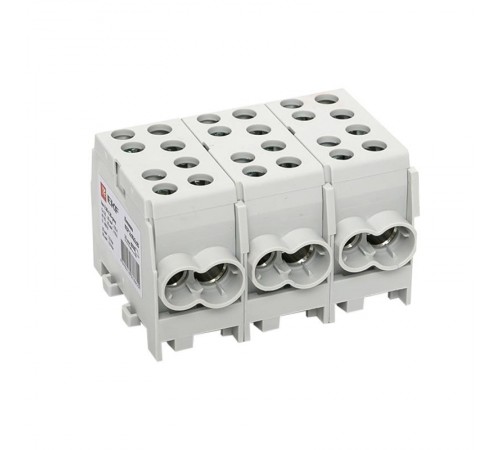 Клемма распределительная КСР с двойным винтом 2x35/2x25 серая PROxima  ksr-2.35-2.25-grey  EKF