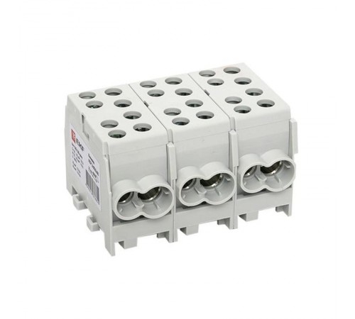 Клемма распределительная КСР с двойным винтом 2x35/2x25 серая PROxima  ksr-2.35-2.25-grey  EKF