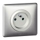 Celiane Титан Лицевая панель розетки 2К+З фр.ст.  068412  Legrand