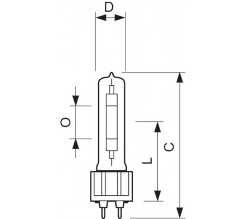 Лампа металлогалогенная MSTSDW-TGMini100W/825GX12-1 1CT/12  928158905131  PHILIPS