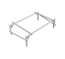 Опорная конструкция для установки оборудования TECHNORAPTOR 1500х1000 тип 1  KM-TR-SSEI-1500-1000-1  КМ - профиль