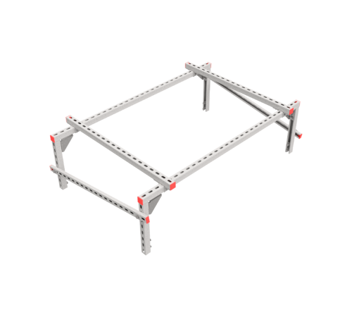 Опорная конструкция для установки оборудования TECHNORAPTOR 1500х1000 тип 1  KM-TR-SSEI-1500-1000-1  КМ - профиль