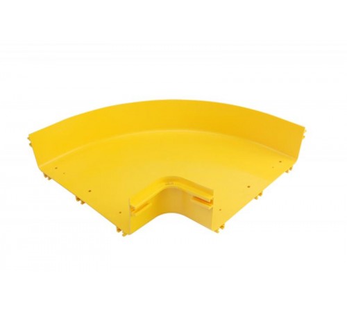 Горизонтальный поворот 90° оптического лотка 100х120 мм  DCD112  DKC