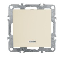 PSW10-9101-02 Выключатель 1-клавишный c индикат. (механизм), 250В, 10А, серия Эрна, слоновая кость  39320  STEKKER
