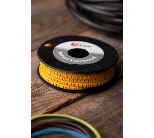 Маркер-кабельный 1,5кв.мм "1" (1000шт.) (ЕС-0) EKF PROxima  plc-KM-1.5-1  EKF