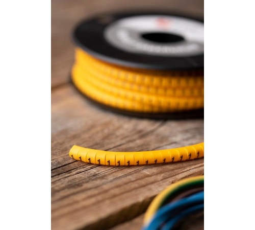 Маркер-кабельный 1,5кв.мм "1" (1000шт.) (ЕС-0) EKF PROxima  plc-KM-1.5-1  EKF