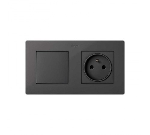 Simon 24 Графит Рамка 2-ая  2400620-038  Simon