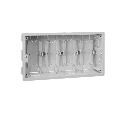 Simon Connect Монтажная коробка на 4 S-модуля Сима Про, скрытый монтаж  SBM450  Simon