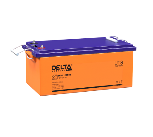 Акумуляторная батарея UPS серии DTM 12250 L  12В/250Ач  DTM 12250 L  DELTA