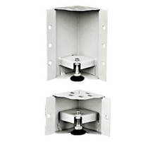 Уголок для цоколя WZ-2402-02-00-011 высотой 200 мм, c ножками, цвет серый (RAL 7035) (2402-2-2) (SZB-30-00-01/1)  10779  Zpas