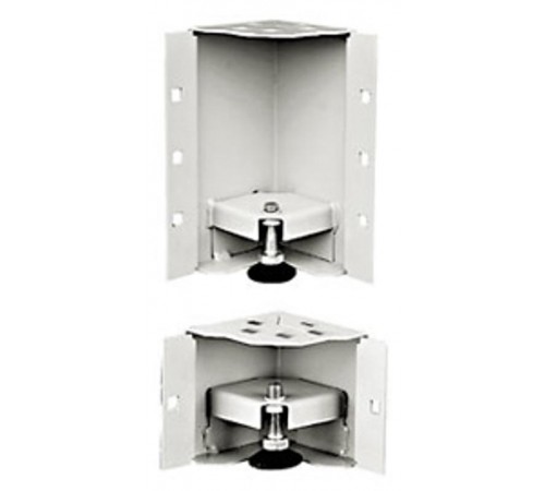 Уголок для цоколя WZ-2402-02-00-011 высотой 200 мм, c ножками, цвет серый (RAL 7035) (2402-2-2) (SZB-30-00-01/1)  10779  Zpas