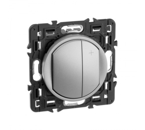 Суппорт Mosaic 1 мест 2 мод.  монтаж на винтах  080251  Legrand