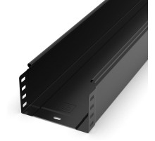 Лоток неперфорированный Стандарт 150х100х3000 (0,7 мм) RAL 9005 (6 м/уп)  PR16.9940  Промрукав