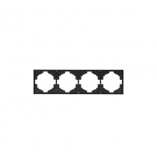 Рамка STRONG 4-постовая антрацит  KR-78-0754-5  Kranz