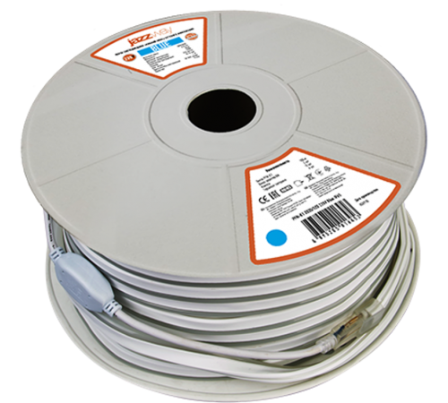 Светодиодная лента "Неон" PFN-01 2835/120 220V 6w/m 8*16mm Red IP65 50m  .5016477A  Jazzway