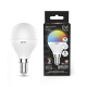 Лампа светодиодная Smart LED Шар G45 6W E14 RGBW+dim 1/10/100  105101406  Gauss