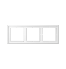 Рамка 3 поста; термопласт; белый матовый  LSZ983BFWWM  Jung