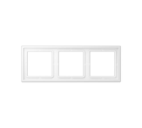 Рамка 3 поста; термопласт; белый матовый  LSZ983BFWWM  Jung