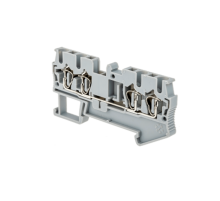 Клемма пружинная четырехпроводная, 2.5 мм2, серая MTS-FO2.5  88309  ОВЕН