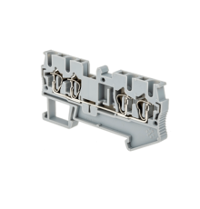 Клемма пружинная четырехпроводная, 2.5 мм2, серая MTS-FO2.5  88309  ОВЕН