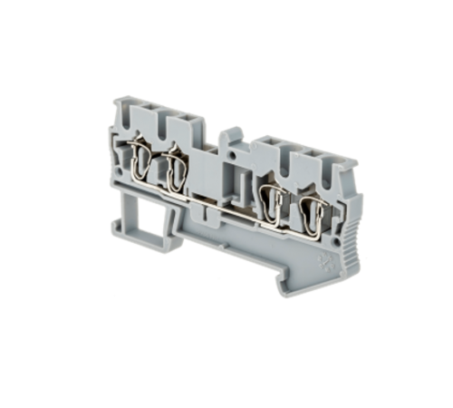 Клемма пружинная четырехпроводная, 2.5 мм2, серая MTS-FO2.5  88309  ОВЕН