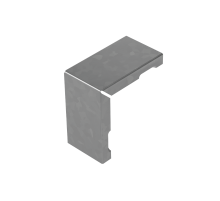 Крышка угла внеш. верт. 90 гр. прямого 50 мм "ПЛЮС" HD  KPVLplus90-50 HD  КМ - профиль