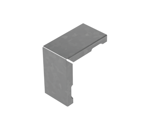 Крышка угла внеш. верт. 90 гр. прямого 50 мм "ПЛЮС" HD  KPVLplus90-50 HD  КМ - профиль