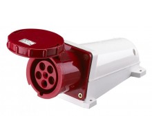 Розетка стационарная 135 3Р+РЕ+N 63А 380В IP67 РС-102 D  26035DEK  DEKraft