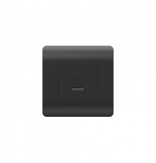 Розетка компьютерная 1хRJ45, черный(NEW3-E)  431490  CHINT