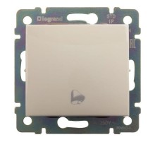 Valena Сл. кость Выключатель кнопочный 1-клавишный с символом "звонок"  774116  Legrand