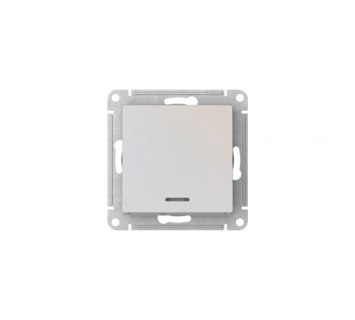 AtlasDesign Жемчуг Выключатель 1-клавишный с подсветкой,сх.1а, 10АХ, механизм, быстрозажимные клеммы  ATN000413S  SE