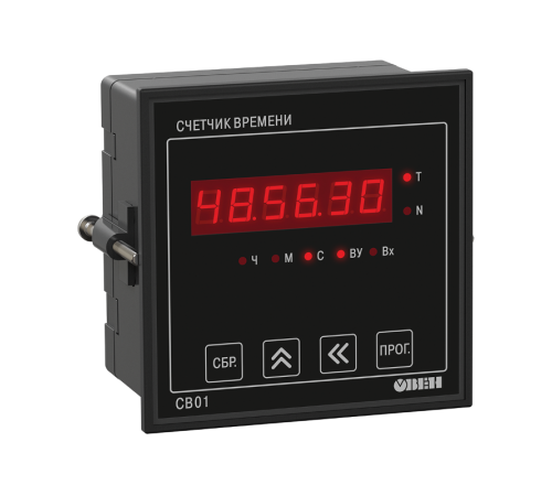 Счетчик времени СВ01-220.Щ1.RS  114611  ОВЕН