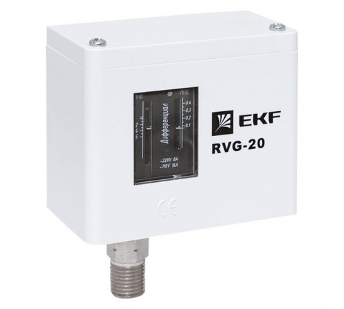 Реле избыточного давления EKF RVG-20-0,6 (0,6 МПа)  RVG-20-0,6  EKF