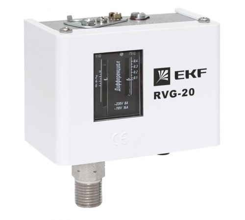 Реле избыточного давления EKF RVG-20-0,6 (0,6 МПа)  RVG-20-0,6  EKF
