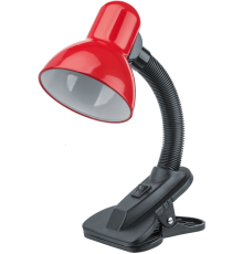 Светильник настольный светодиодный NDF-C011-60W-R-E27 прищепка, красный  61642  Navigator
