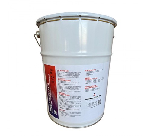 Клей силиконовый огнестойкий, метал. ведро 15 кг, 500081  ИНЗАКЛЕЙ-ХПС   Ostec