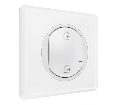 Выключатель главный беспроводной Celiane "Я дома/Я вне дома" рамка бел. глянец; бел. Netatmo  064872  Legrand