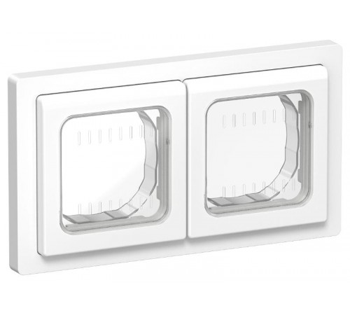 FLITE Рамка 2-местная IP55 Рпро-2-55-ФлБ белый  FI-M20-32-55-K01  IEK