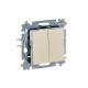 ABB Levit Слоновая кость / белый Переключатель 2-кл.  3559H-A52445 17W  2CHH595245A6017  ABB