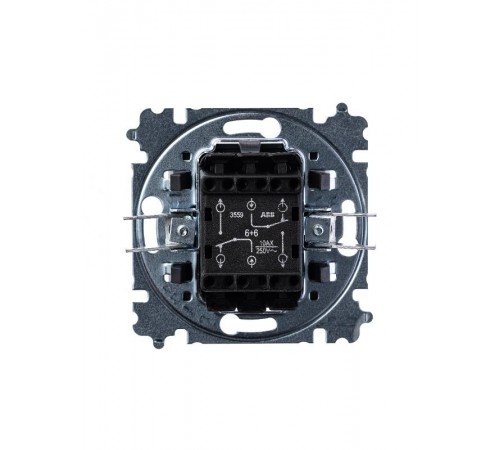 ABB Levit Слоновая кость / белый Переключатель 2-кл.  3559H-A52445 17W  2CHH595245A6017  ABB