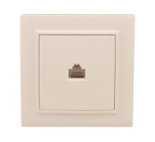 Розетка RJ-45 1-мест. СП бежевый Минск EKFERK01-035-20EKF