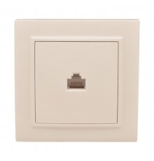 Розетка RJ-45 1-мест. СП бежевый Минск EKFERK01-035-20EKF