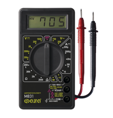 Мультиметр цифровой M831  5000391  ФАZА
