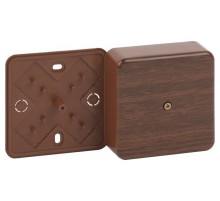 Распаячная коробка BS-O-50-50-20 без клеммы 50х50х20мм дуб IP40  Б0058703  ЭРА