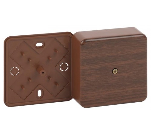 Распаячная коробка BS-O-50-50-20 без клеммы 50х50х20мм дуб IP40  Б0058703  ЭРА